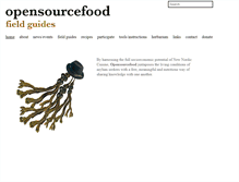 Tablet Screenshot of opensourcefood.info